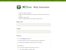 Tablet Screenshot of mapgen.xcsoar.org